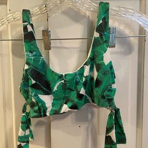 swimsuit top with side ties